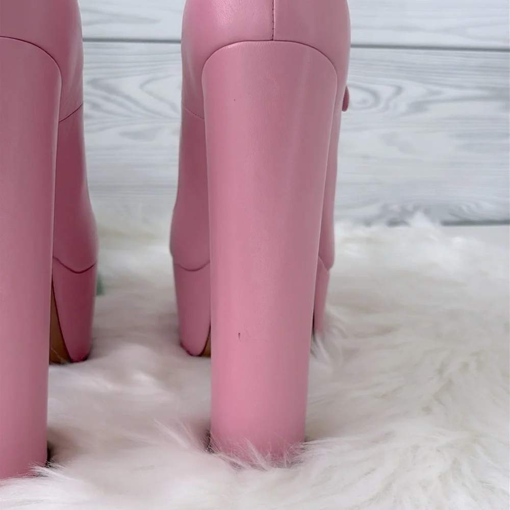 Andrea Wazen “Double Jeu” Platform Mary‎ Jane Pumps